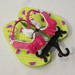 Toddler Girl's Flip Flops Bundle of 2